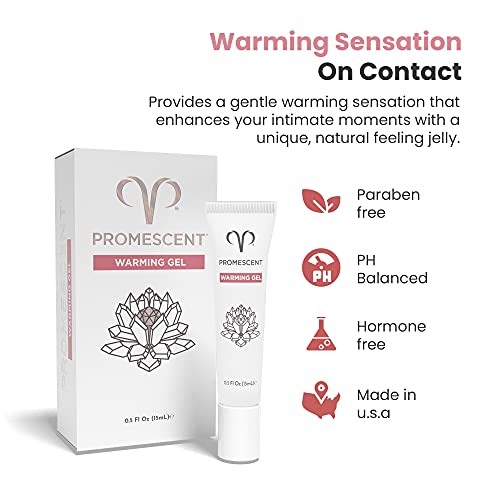 Promescent Warming Gel For Women For New Sensations & Added Comfort - Intimate Gel For Her, Paraben & Hormone Free, 75 Applications (15Ml) #TOP5