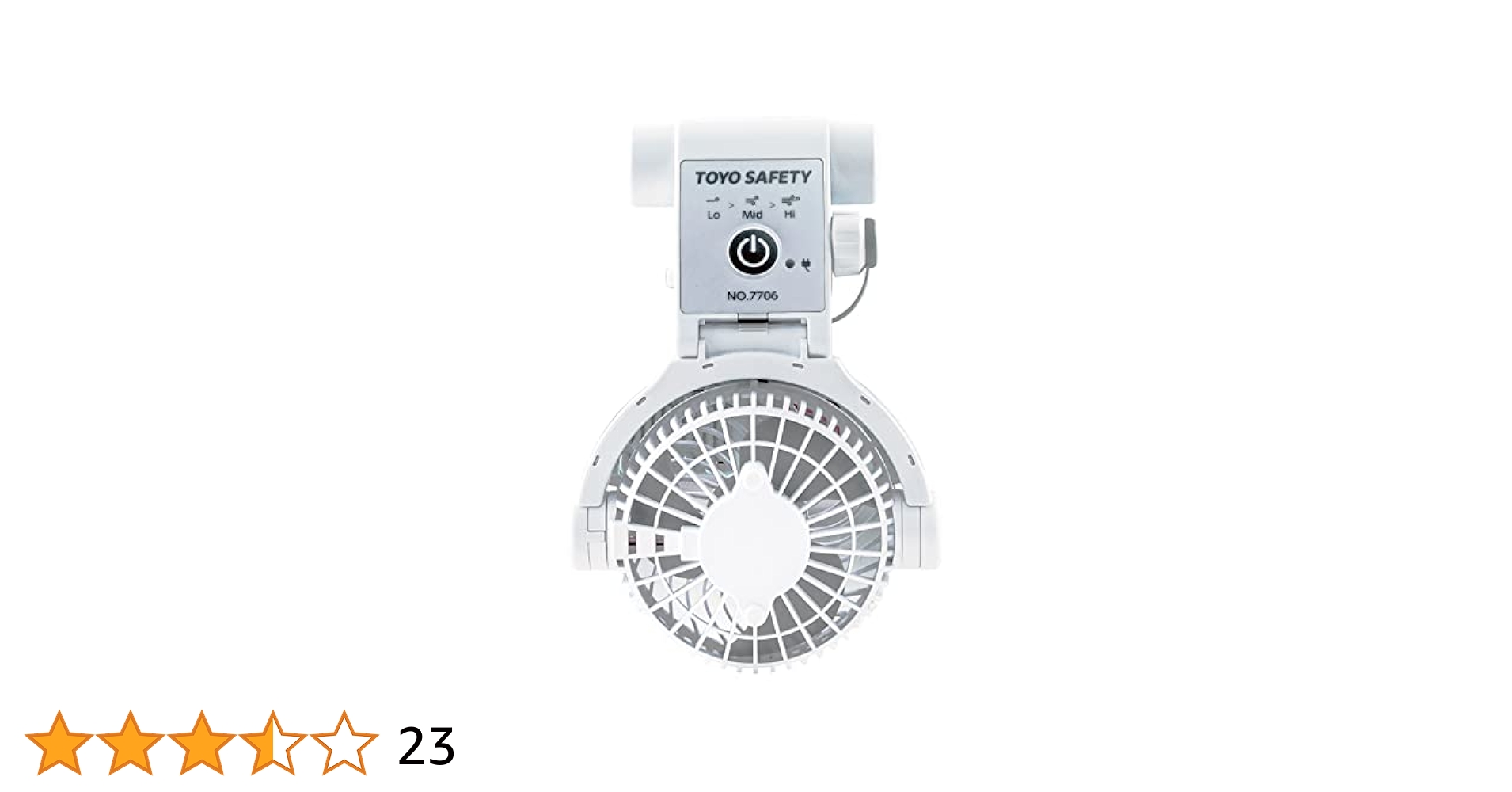 TOYO SAFETY Windy IV 充電式ファン Amazon.co.jp: TOYO ヘルメット取付式送風機 WINDY4 充電式 No