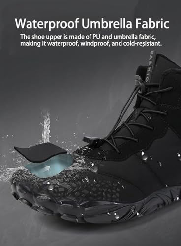 Hike Winter Barefoot Shoes Women Men, Winter Footwear Boots Wide Toe Highly Elastic Non-Slip Walking Hiking Sneakers for Mens Womens3