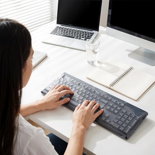 50 protectores de teclado desechables universales miniatura 5