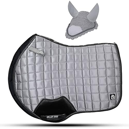 Gallop Shop Glow Satin Jumping Pro Numnah Cloth/Horse Saddle Pad