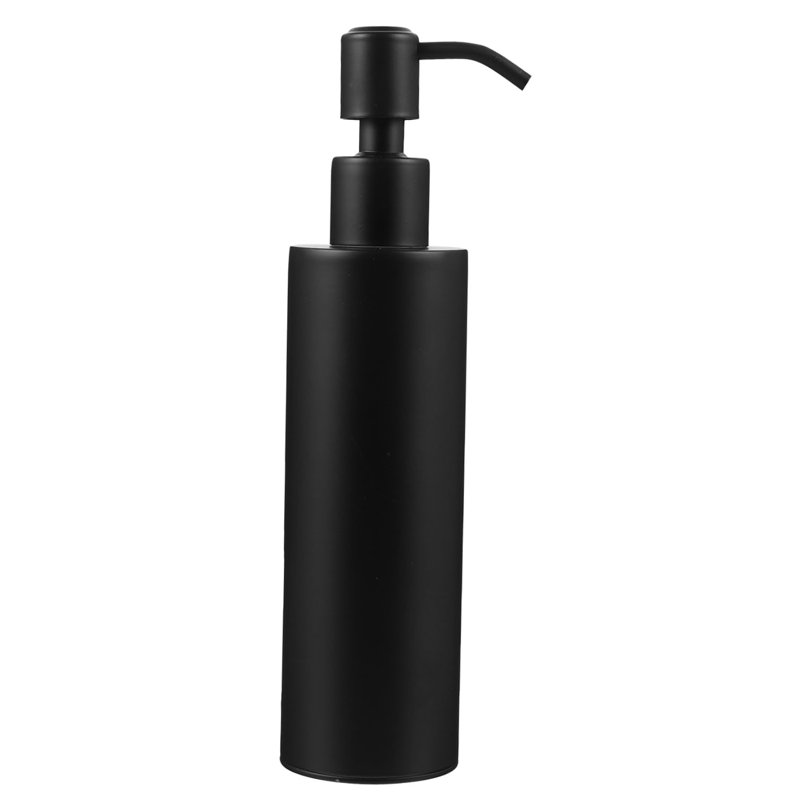 Cabilock Dispensador De Jabón Manual 200ml Acero Inoxidable Negro Botella De Champú