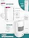 Driveway Alarm Wireless Outside, 1byone Motion Sensor Alarm 1000 FT Range Extra Loud Chimes Home Security Alarm System with 1 Receiver 2 Weatherproof Infrared Sensors Protect Indoor/Outdoor Property