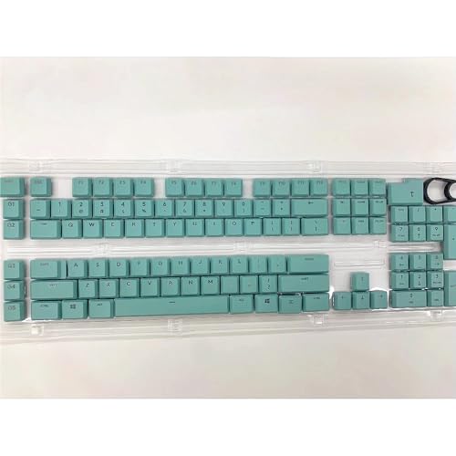 Touches de rechange pour Logitech G813 - Plastique translucide vert pour effet RVB intense