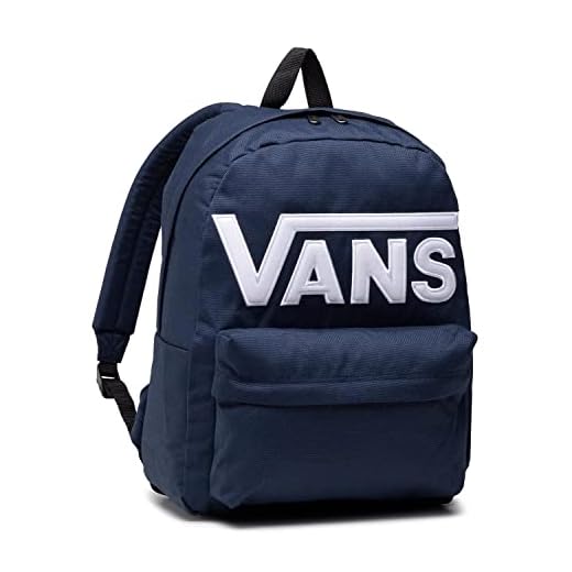 Vans Old Skool Drop V Backpack, Mochila Unisex Adulto, Azul A Cuadros, Talla única