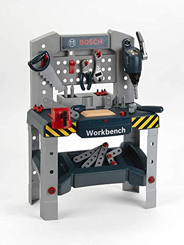 Klein Theo Bosch Workbench Premium Toys for Kids Ages 3 Years & Up