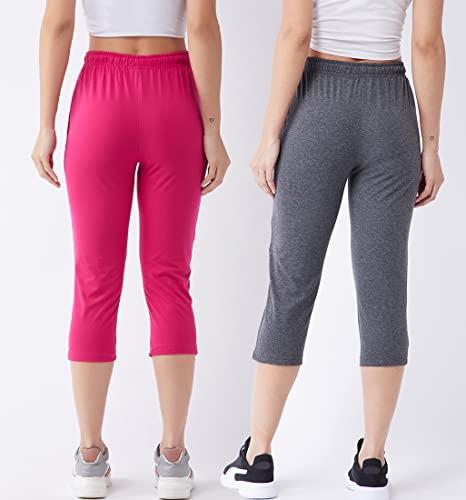Image of Modeve Women Solid Cotton Blend Capri for summer|| Summer Wear
