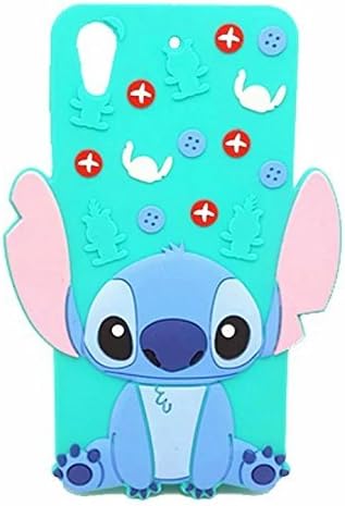 HTC 626 Case HTC Desire 626 Cartoon Silicone Case,Bat King 3D Cartoon Blue Alien Dog With Pink Ears Silicon Gel Rubber Case Cover Skin for HTC Desire 626 & 626s(Sit Alien Dog)