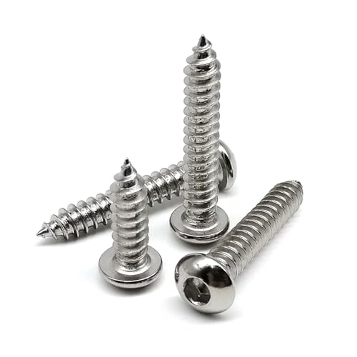 TULDYS 10/50�� M2 M2.3 M2.6 M3 M4 M5 M6 A2-70 304�X�e�����X�|�Z�p�Z�p�\�P�b�g�{�^���ۓ��Z���t�^�b�s���O�؃l�W(6mm,10pcs M5)