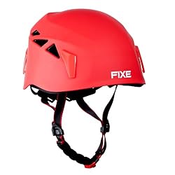 Fixe - Casco Escalada ABS Helmet - Cascos Escalada...: El casco FIXE ABS Red es perfecto para escalada en roca, alpinismo, barranquismo y espeleología. Diseñado para ofrecer la máxima seguridad, es un casco de escalada resistente y duradero, ideal para cualquier situación. Con su homologación de tipo A, ...