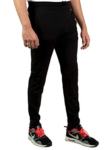 Image of Slim Fit Track Pant with Zipper Pockets