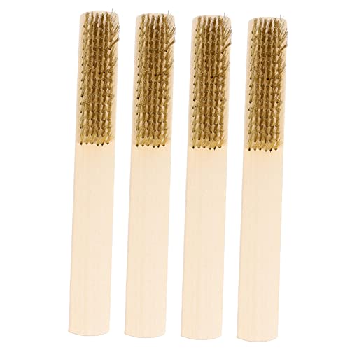 LIFKOME Copper Wire Brush Cleaning Set Big Wire Brush Cleaners Machinist Tool Woodworker's File