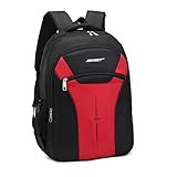 Mochila De Costas Porta Notebook Skeet M8b Preto/Bordo