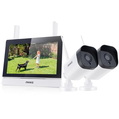 ANNKE Kit Surveillance sans Fil 3MP avec Écran LCD 7