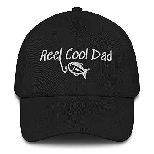Embroidered Fishing Hat for Dad Reel Cool Dad Hat Fathers Day Fis...