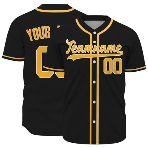 Custom Baseball Jersey, Personalized Baseball Button Down Shirt, Custom Sports Jersey, Jersey Men for Men Women Boy miniatura 1