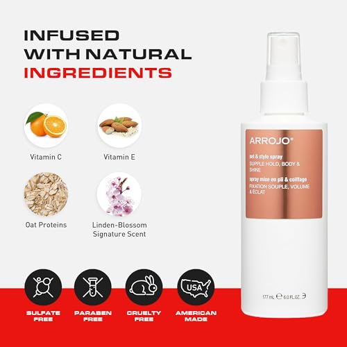 ARROJO set & style spray (6 fl oz) miniatura 4