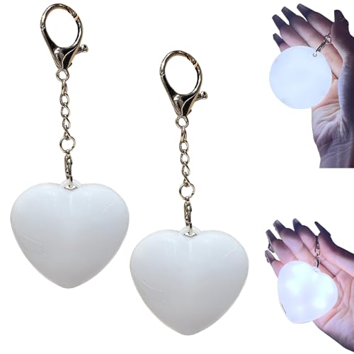Dewppxi LED Handtaschenlicht mit Sensor Aufladbar, Herz Taschenlicht für Handtasche, Tragbare Automatisches Handtaschenlicht LED Aufladbar, Geschenke für Frauen, Mutter, Freunde (2A)