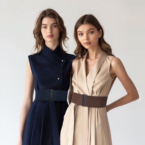 Elastic Belt for Women Wide Waist Corset Belt Cinch Belt Vintage Stretchy Waistband for Dresses2