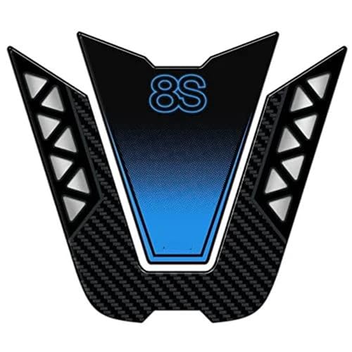 Autocollants Réservoir Suzuki GSX-8S 2023 Tampons Latéraux Anti-Friction Bleu