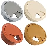 La partie supérieure amovible facilite l'insertion des fiches larges comme les ports vidéos encombrants. Une fois les câbles positionnés, le couvercle se remet en place pour ne laisser qu'une ouverture réduite, limitant ainsi la chute d'objets ou de poussière sous le plateau. Cette solution ergonomique aide à maintenir un environnement ordonné sans effort de maintenance particulier.