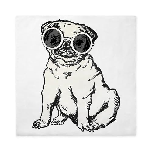 CafePress The Pug Queen Duvet Cover, Printed Comforter Cover, Unique Bedding