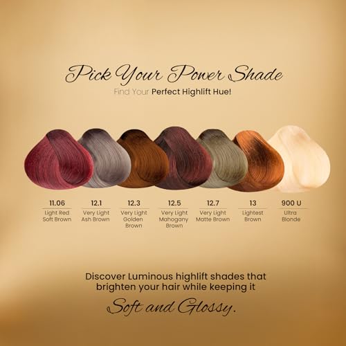 Image of Yuthika Professional High Lift Creme Hair Colour 900U Ultra Blonde 50g with 40 Volume Developer 100ml Combo Pack