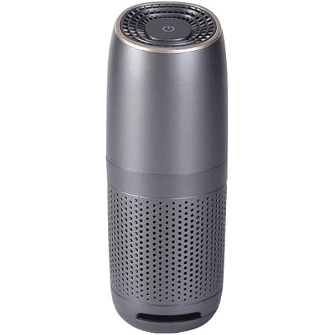 Farsler Air Purifier for Car with HEPA Filter, Air Cleaner for Dust Smoke Pollen Pollen Pet Dander, for Small Room Office (Black) Cover