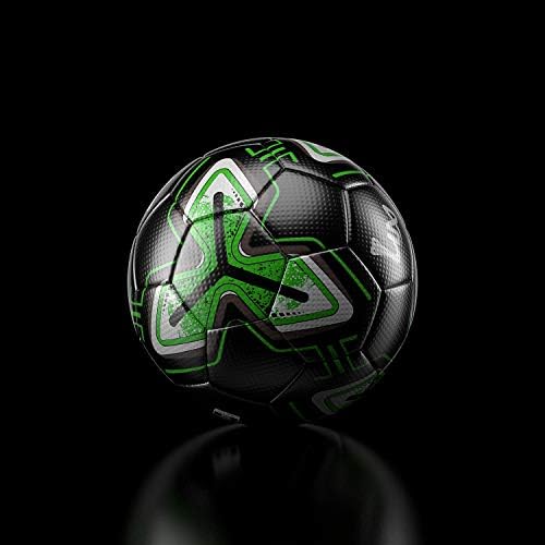 LUX Football Match Ball Size 5 with FREE Premium Manual Ball Pump - Thermally Bonded Ball for Professional Training Use Men Youth Boys & Girls Football Players