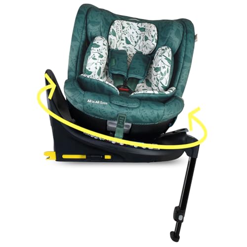 COSATTO i-Size 360° Spin Rotating Car Seat - 360° Swivel, R129, Group 0+123, 0-36 kg, 0-12years, ISOFIX, ERF, Exclusive Anti-Escape System (Wildwood)