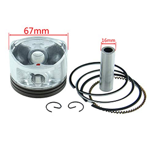 Kits de pistão de 67 mm de pino de 16 mm para todas as peças chinesas de motor de quadriciclo Zongsh