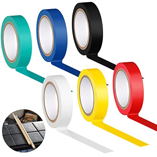 Konohan Drum Stick Tape Wraps 6 Rolls Multicolor