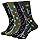 Mark Bueno 4 Pares Calcetines Hombre Divertidos, Calcetines Dibujos Hombre, Calcetines Fantasía Hombre, Regalos Originales Hombre, Calcetines Hombre Algodón Casual (FR/ES, Números, 40, 46, 4x Juegos)