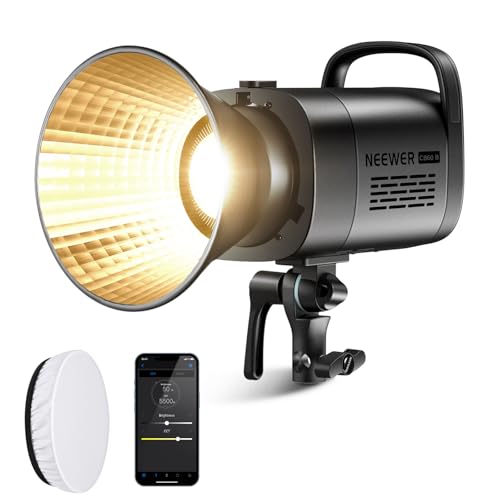 Amazon | NEEWER CB60B 70W COB LEDビデオライト ディフューザー