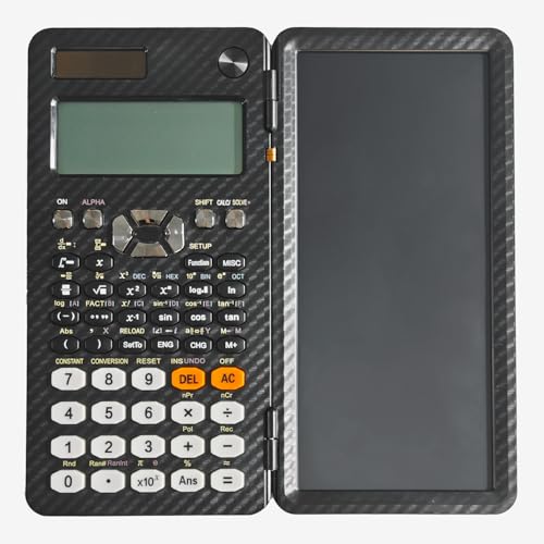 NEWYES Scientific Calculator Rechargeable, with Writing Tablet and Pen, 552 Functions for Students and Professionals in Mathematics, Physics and Engineering