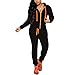 Nimsruc Two Piece Outfits For Women Jogging Suits Long Sleeve Sweatsuit Tracksuit Matching Clothing Workout Casual Pants Sets Black XL