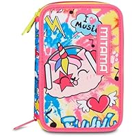 Mitama - Estuche Escolar con 3 Compartimentos, Triple CATROCK,