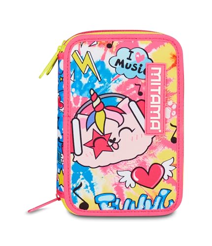 Mitama - Estuche Escolar con 3 Compartimentos, Triple CATROCK,