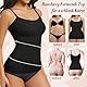 ONEW Shapewear Unterhemd Damen Bauchweg Formende Oberteile mit Spaghettiträger Kompressions Trägertop Taillentrainer Body Shaper Nahtlose Shaping Camisole Vest Top 2 Pack(Schwarz+Beige) M