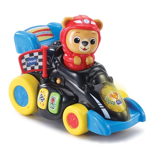 VTech-Baby Bruno Brum-Brum, Bólido Interactivo para Gatear y Aprender, Sonidos, Canciones y Movimiento, Juguete Educativo para Bebés +12 Meses, Versión ESP
