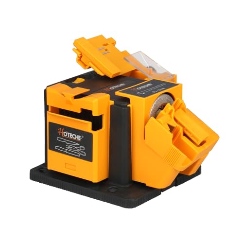 Hoteche 3-in-1 Electric Multi-Functional Sharpener 65W Universal Sharpening Station Grinding Machine for Knives