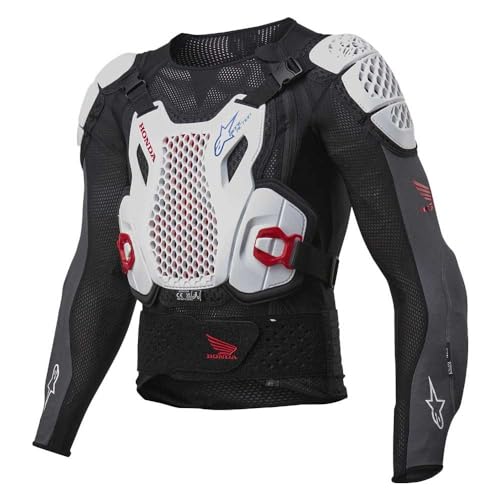Alpinestars Honda Bionic Plus V2 - Chaqueta Protectora (Negro, L)