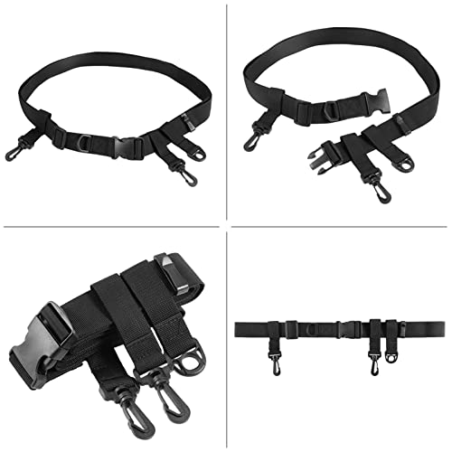 Cinto Cinto para Wader Cinto de pesca ajustável Cinto de nylon Cinto com gancho Cintos de pesca para