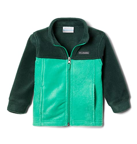 Columbia Toddler Boys Steens Mountain Ii Fleece, Dark Lime/Spruce, 4T #TOP4