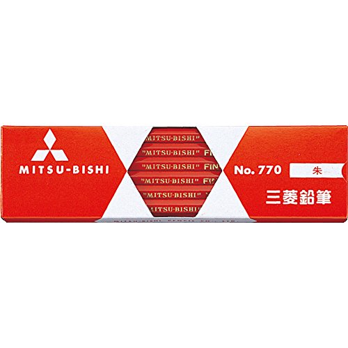 Lápices de color Mitsubishi K770 No.770 Rojo 1 docena miniatura 1
