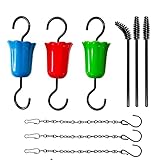 XCMY Hummingbird Feeders Accessory Hooks, 9 Pack Guard in Nectar Feeder Storage Hanging Bird Feeder,