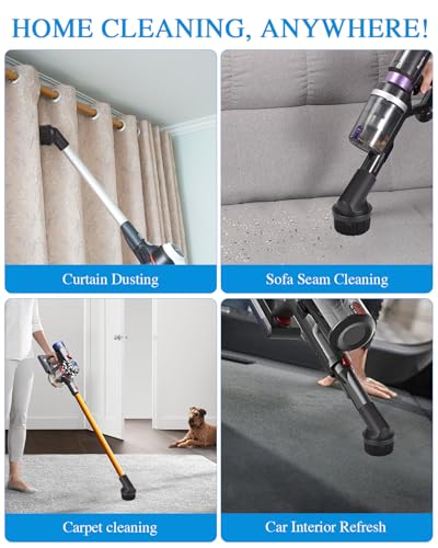 Cexovo 2 Stück 35mm Staubpinsel Staubbürste Premium Staubsauger Bürste Staubsaugerbürsten Staubsauger Düsen Aufsätze Staubsauger Düse Möbelbürste für Universal passend für Alle Marken