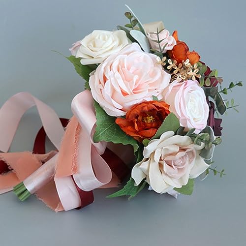 Bouquet de mariée de fleurs artificielles pour un mariage élégant et durable