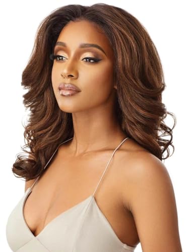 Outre Lacefront Perfect Hair Line Glamorous Wavy Fully Hand-Tied 13"X 6 Inch Frontal Hd Baby Hair Transparent Lace Easy-To-Style Heat Friendly thumb #4