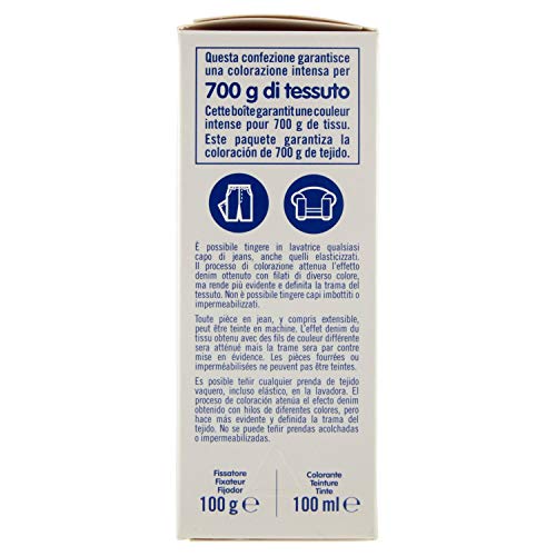 Nuncas Tintoria Jeans colore nero - 260g